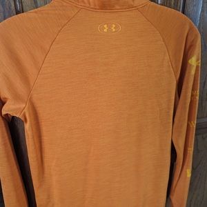 Youth Medium Under Armour Orange 1/4 zip